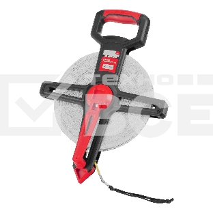 Рулетка геодезическая Matrix 100 м х 12,5 мм, открытый корпус, фиберглассовая лента