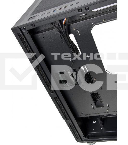 Компьютерный корпус AeroCool / Formula V-LINE 7713 черный без БП ATX 3x120mm 2xUSB2.0 1xUSB3.0 audio bott PSU