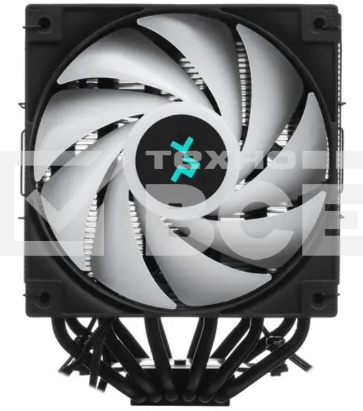 Кулер для процессора DEEPCOOL AG620 DIGITAL серебристый/черный, 120 мм, алюминий/медь, 1950 об/мин, 29.4 дБ, 4 pin, 260 Вт, 161 мм