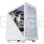 Компьютерный корпус Thermaltake Divider 300 TG Air Snow CA-1S2-00M6WN-02 Snow/Win/SPCC/Tempered Glass*1/Mesh Front Panel/120mm Standard Fan*2 (528610), фото 1