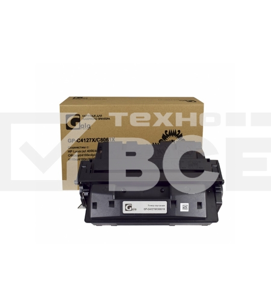 Картридж лазерный GalaPrint GP-C4127X/C8061X (№27X №61X) черный (10000 стр.) для HP LaserJet 4000/4050/4100/4101/4101mfp/Officejet/4100mfp/4100tnPrinterBundle/4110v/4110xi/4100n/4100tn/4100dtn