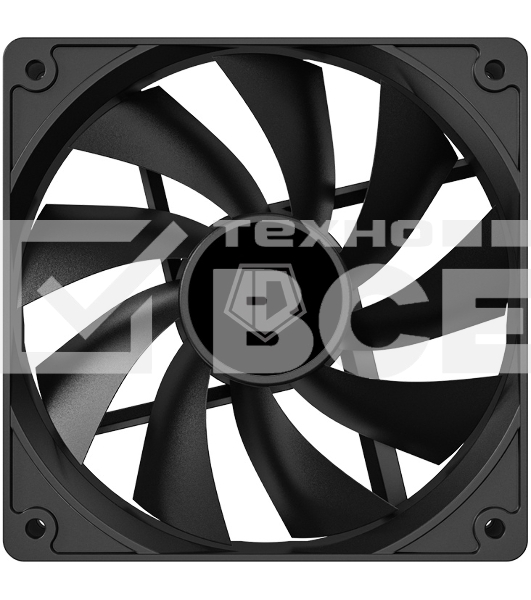 Вентилятор для корпуса ID-Cooling XF-120-K черный, 120 мм, 1800 об/мин, 35.2 дБ, 4 pin