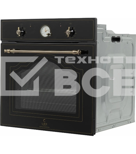 Духовой шкаф Электрический LEX EDM 6070С BL черный, встраиваемый