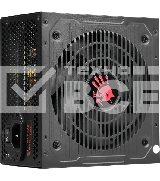 Блок питания Bloody BD-PS750G, 750Вт, 80 PLUS Gold, 120мм, черный