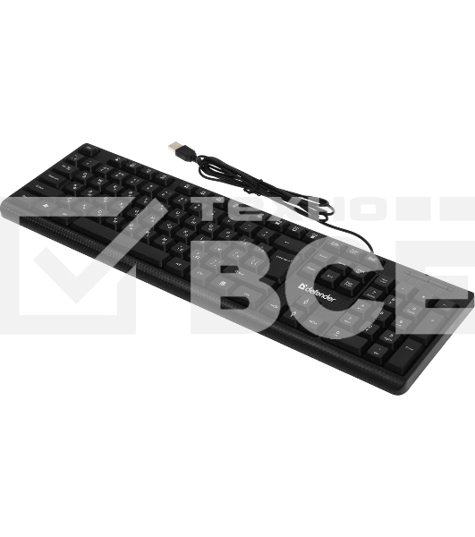 Клавиатура Defender Daily HB-162  проводная, USB, чёрный