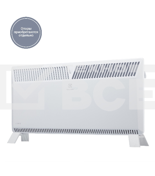 Конвектор электрический Electrolux ECH/A2-2500 M, белый, 2500 Вт, 30 м2, термостат