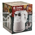 Чайник электрический DELTA DL-1111 белый, фото2