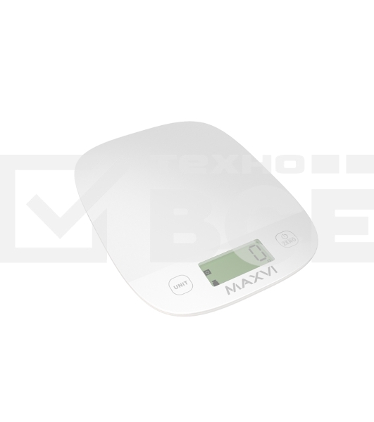 Весы кухонные Maxvi KS101P белый