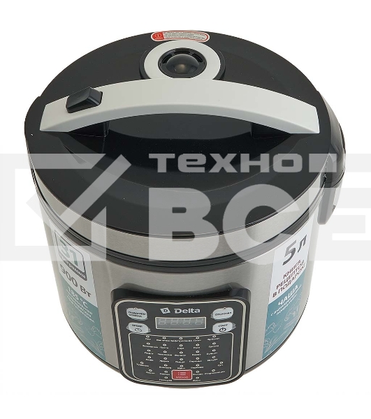 Мультиварка DELTA DL-6528 черная: 900 Вт,5л, 31 ПРОГРАММА (4)