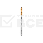 Сверло спиральное по металлу Denzel 7,5 x 109мм, Р6М5, Golden Tip, фото6