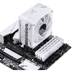 Кулер для процессора JONSBO CR-1000 V2 PRO ARGB (230W, 4-pin PWM, 157мм, Al/Cu, 6x6мм, ARGB, 1x120мм, 59.48CFM, 32.0dBA, 1500RPM, S: 1700/1200/115X, AM4/AM5 белый), фото2