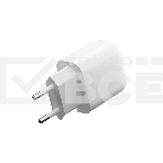 Сетевое зарядное устройство OLMIO Type-C+USB, 20W, 3A, QuickCharge3.0, PowerDelivery, белое, фото2