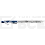 Ручка шариковая автоматическая Buro прозрачный, d=0.7мм, синие чернила, коробка картонная, сменный стержень, линия 0.5мм, без индикатора Маркировки, фото2