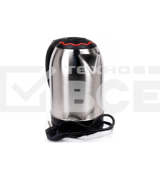 Чайник электрический Delta DL-1330 нерж с красным