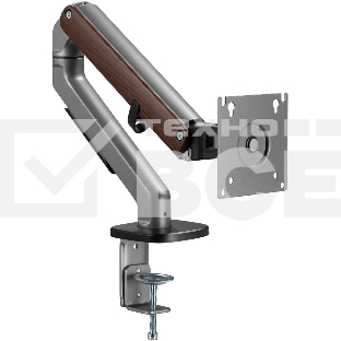 Кронштейн для мониторов Ultramounts UM734WD серый/коричневый 17'-27' макс.7кг крепление к столешнице поворот и наклон