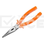 Длинногубцы Sparta Classic, 180 мм, прямые шлифованные, пластмассовые рукоятки, фото 1