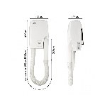 Фен Puff 850B белый, 850 Вт, фото10