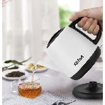 Чайник электрический Kitfort KT-6112 1 л, 1630 Вт, белый/черный (корпус: нержавеющая сталь), фото3