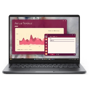 Ноутбук Dell Pro 14 Core Ultra 7 265U 32Gb SSD1Tb Intel Graphics 14' IPS FHD+ (1920x1200) Linux grey WiFi BT Cam (PRO14-7315)