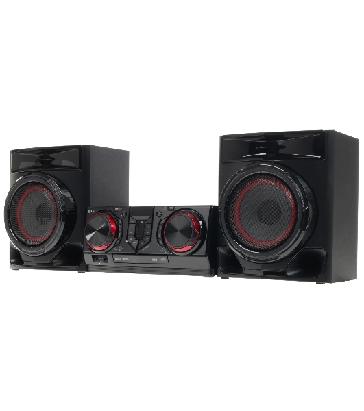Мини-аудиосистема LG CJ44 черный 480Вт FM USB BT