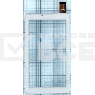 Сенсорное стекло (тачскрин) teXet TM-7049 TM-7059, белое