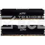 Оперативная память A-Data XPG Gammix D20, DDR4, 64GB (2x32GB), 3200 MHz, CL16, DIMM, с радиатором, черный, фото 1