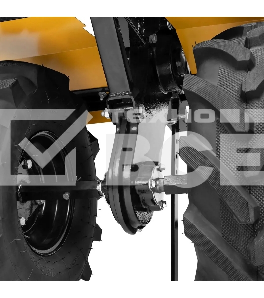 Мотоблок Denzel DPT-470S-PRO, 7 л.с., ремен.сцеп, фрез 3х4, ШОМ, передачи 4В/2Н