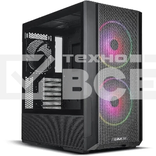 Компьютерный корпус Lian-Li Lancool 216 черный без БП ATX 2xUSB3.0 audio bott PSU
