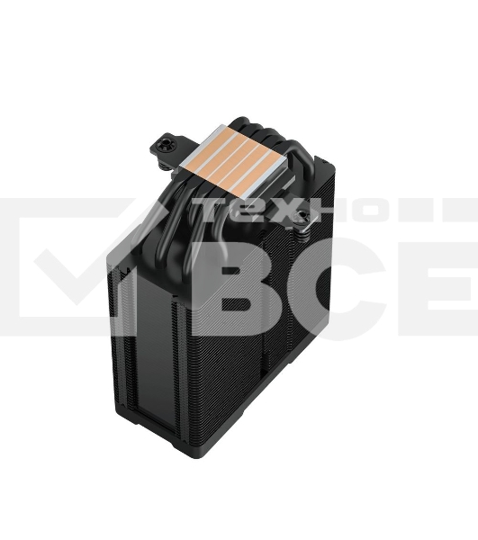 Кулер для процессора DEEPCOOL AG500 DIGITAL ARGB черный, 120 мм, алюминий/медь, 1950 об/мин, 29.4 дБ, 4 pin, 240 Вт, 158 мм