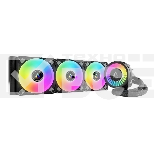 Жидкостная система охлаждения Arctic Liquid Freezer III 360 A-RGB черный, 120 мм, алюминий, 2800 об/мин, 26 дБ, 4 pin, 230 Вт