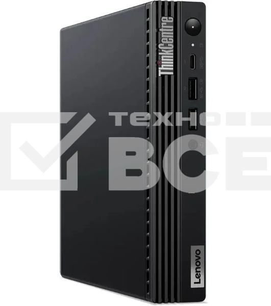 Неттоп Lenovo ThinkCentre Tiny M70q-4 slim i5 13400T (1.3) 8Gb SSD256Gb UHDG 730 Windows 11 Professional 64 GbitEth WiFi BT 90W kb мышь клавиатура черный (12E4S7KD00)