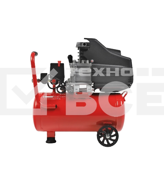 Компрессор Победа поршневой масляный KM 24-230, 230 л/мин, 8 бар, 1500 Вт, 24 л, быстросъемный 1/4