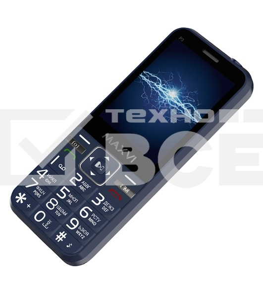 Мобильный телефон Maxvi P3 blue