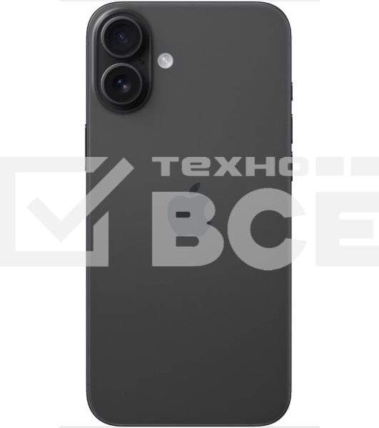 Смартфон Apple iPhone 16, 8/128Gb, черный
