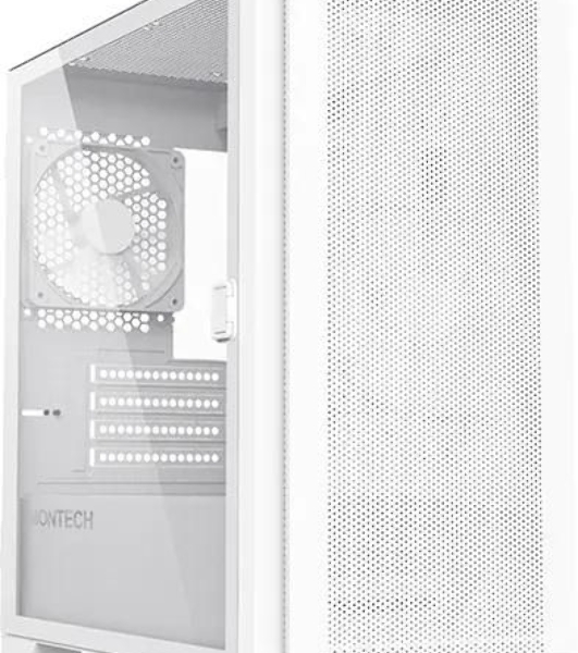 Компьютерный корпус Montech AIR 100 LITE белый без БП mATX 2x120мм 1xUSB 2.0 2xUSB 3.0 audio bott PSU