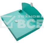 Портфель Бюрократ Pastel PASTPP01GRN 1 отдел. A4 пластик 0.7мм мятный, фото4