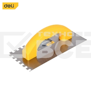 Кельма зубчатая прямоугольная Deli DL509310 230х100мм