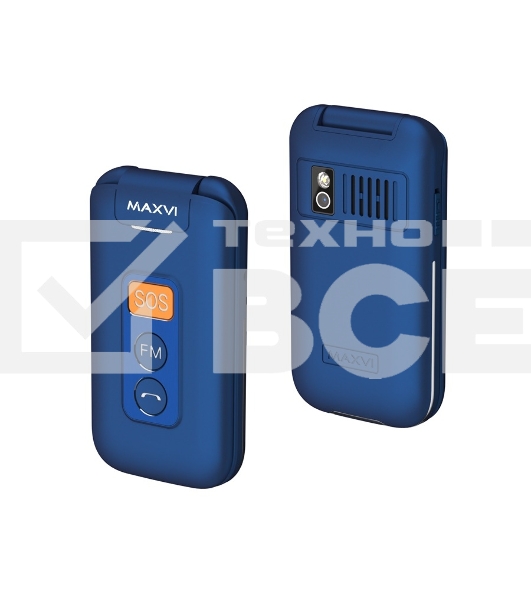 Мобильный телефон Maxvi E5 up синий