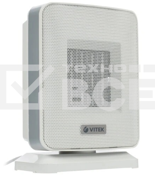 Тепловентилятор Vitek VT-2052 GY, серый, 1500 Вт, 20 м2, электронный термостат