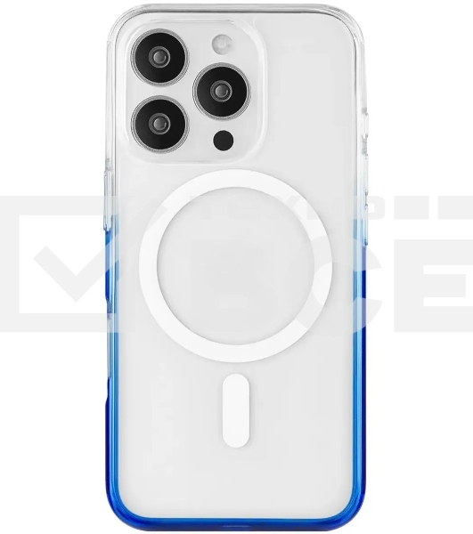 Чехол (клип-кейс) uBear для Apple iPhone 16 Pro Max Fusion with MagSafe синий (CS448EB69PFS-I24M)