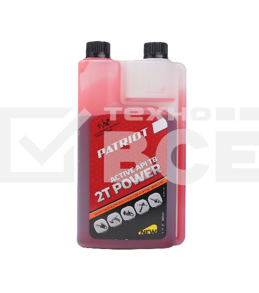 Масло минерал. PATRIOT POWER ACTIVE 2T дозаторная 0,946л.