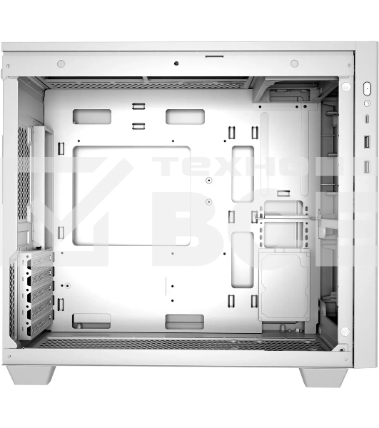 Компьютерный корпус Bloody BD-CC117F белый без БП mATX 5x120мм 1xUSB 2.0 1xUSB 3.0 audio bott PSU