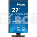 Монитор 27' Iiyama ProLite XUB2797QSN-B2 IPS 2560x1440, 100 Гц, 1 мс, 16:9, 300 кд/м², HDMI 2.0, DP 1.4, 3.5 Jack, USB-C (65 Вт), USB Hub (3x USB 3.0), Ethernet, динамики (2x2 Вт), Adaptive-Sync, черный, фото9