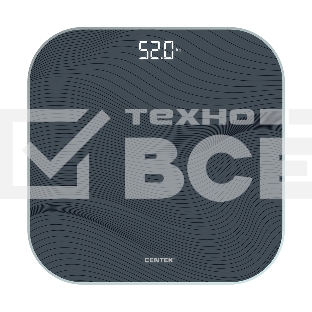 Весы напольные CENTEK CT-2441 LED черный