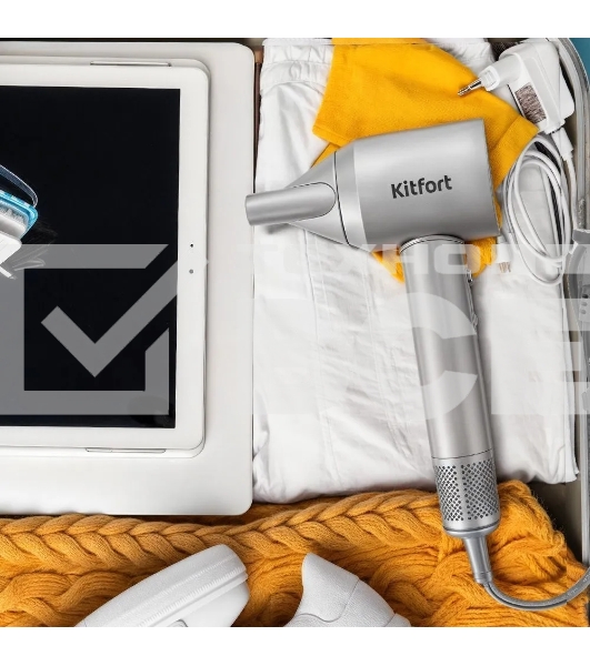 Фен Kitfort КТ-3292 1600Вт серебристый