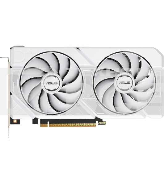 Видеокарта Asus GeForce RTX 5060 DUAL OC White, Nvidia RTX 5060, 8GB GDDR7, 128 bit, PCI-E 5.0, DPx3, HDMIx1, 2535 MHz