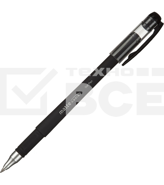 Ручка гелевая Deli Arris EG64-BK черная, d=0.5мм, черные чернила