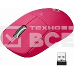 Мышь беспроводная Logitech G PRO X SUPERLIGHT розовый, 25600 dpi, радиоканал, USB, кнопки - 5, фото2