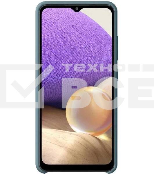 Чехол (клип-кейс) Deppa для Samsung Galaxy A32 Liquid Silicone синий (870122)