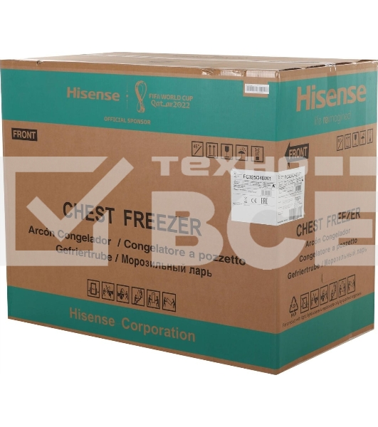 Морозильный ларь Hisense FC325D4BW1, белый, 245л